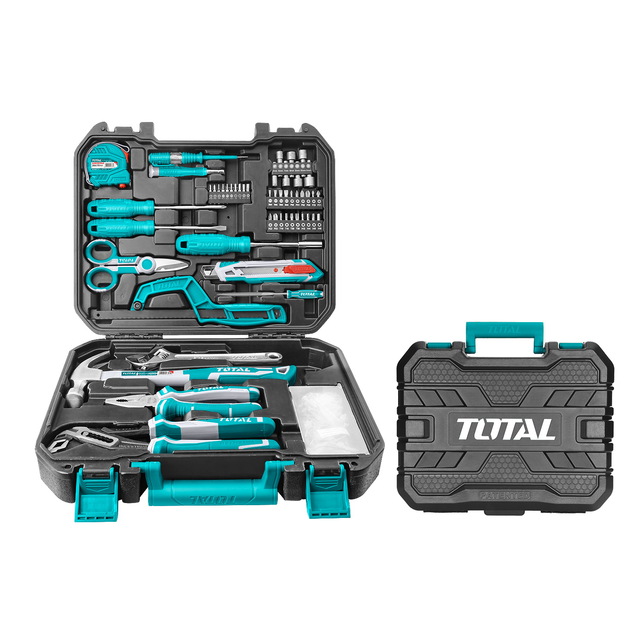 TOTAL 130 Pcs tools set (THKTHP21306) TOTAL 130 Pcs tools set (THKTHP21306)