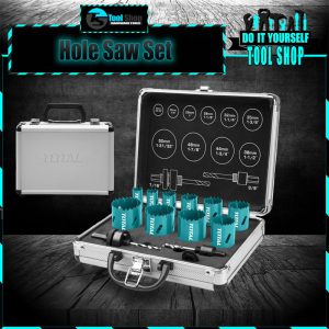 TOTAL 12PCS BI-METAL HOLE SAW SET (TACSH1121)