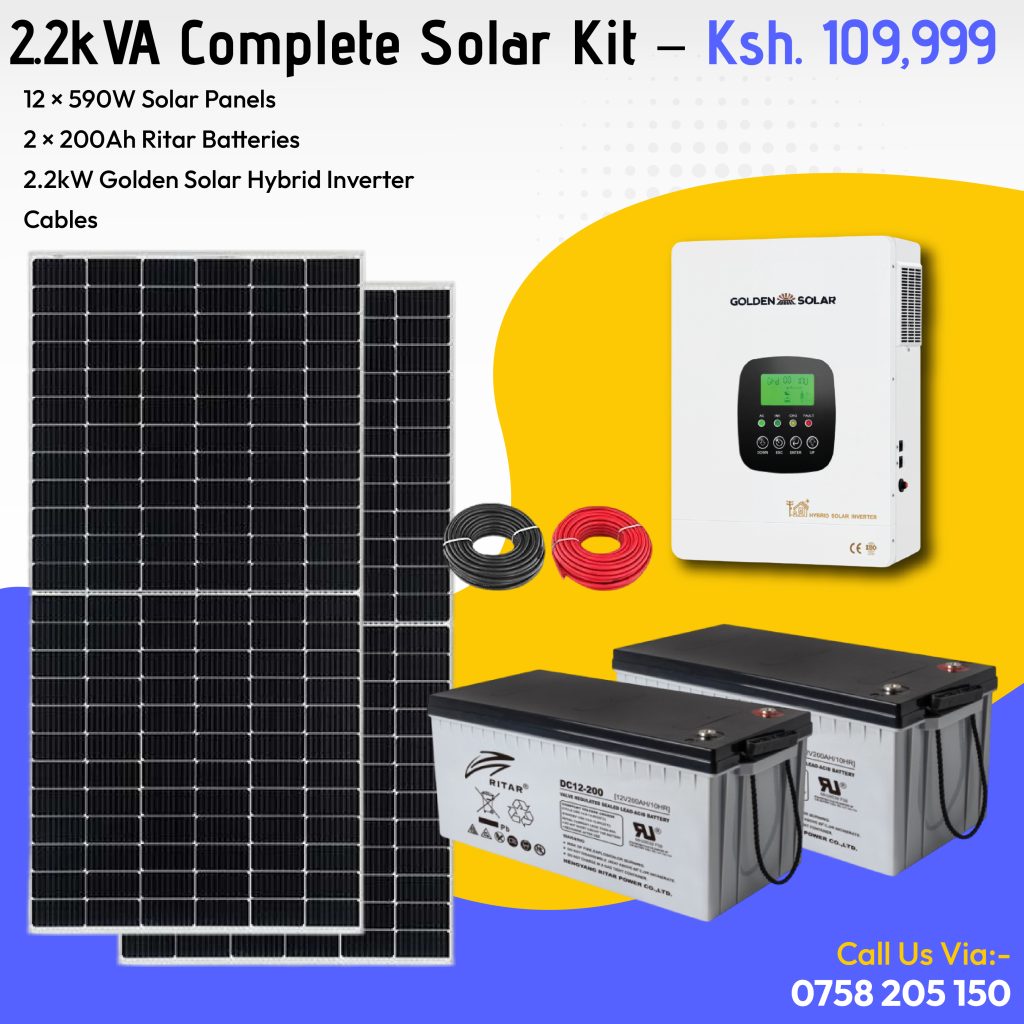 solar kit with golden solar inverter - Max Suppliers